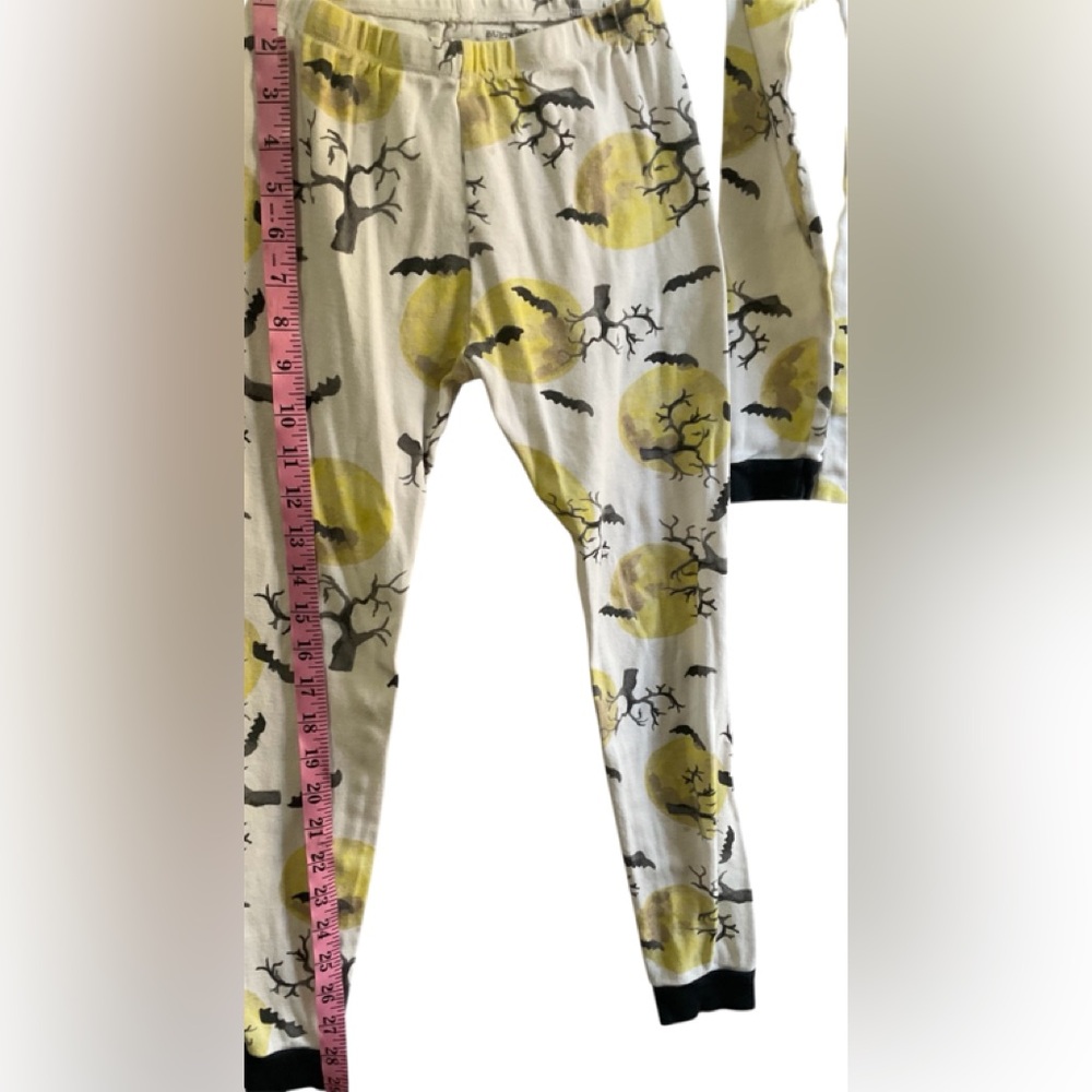 Burt's Bees Kids Toddler Boy's Hallow's Eve Pajamas Spooky Bats Size 8 - Picture 2 of 6